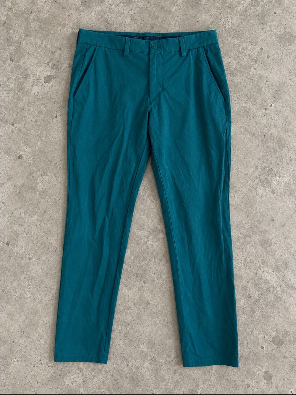 Vineyard Vines On-The-Go Slim Fit Performance Pants Men’s 32x32 Teal Stretch